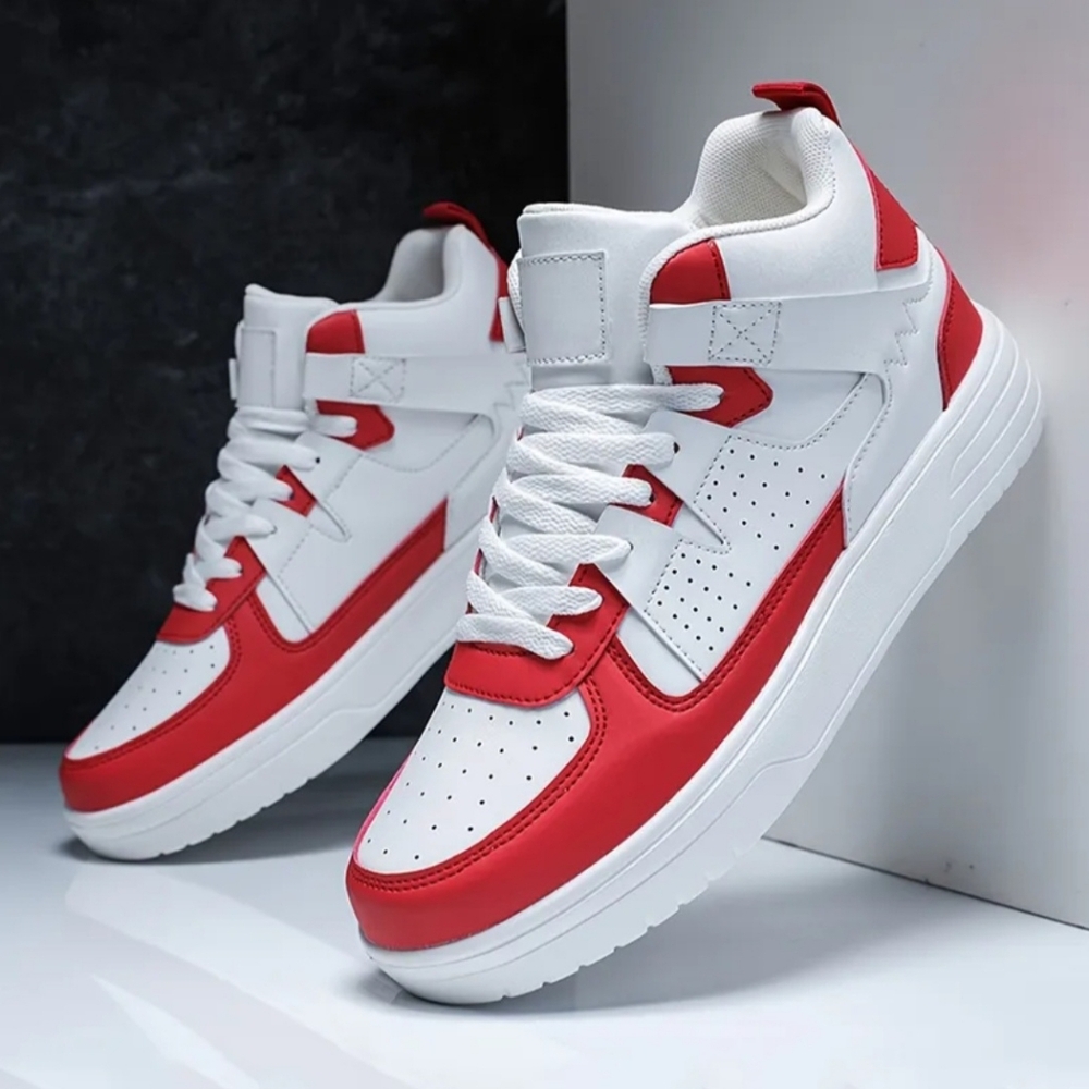 Men'S New High-Top Lace-Up Large Size Outdoor Lightweight Versatile Casual Sport